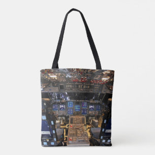 Tote Bag Tableau de bord du poste de pilotage de la navette