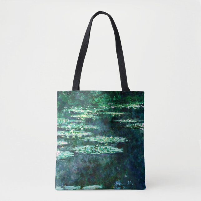 Tote Bag Tableau nénuphar par Claude Monet (Devant)