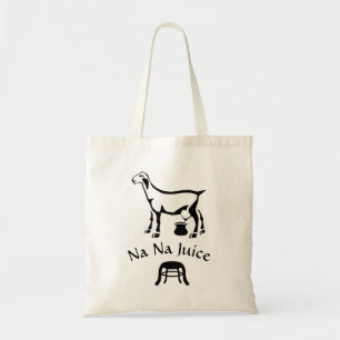 Tote Bag Tabouret noir et blanc de chèvre