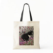Taches de rousseur en fleurs II - chat noir et