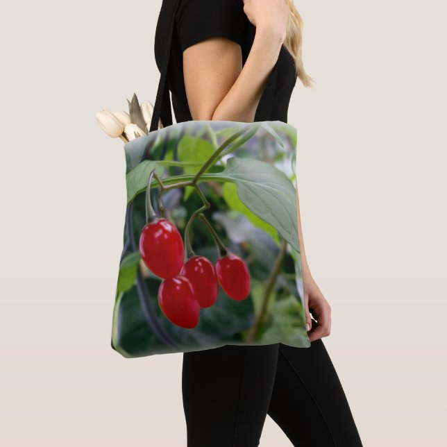 Tote Bag Taches rouges d'automne (De près)