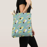 Tote Bag Taco à propos d'amour | Motif d'élément Taco<br><div class="desc">Profitez de ce design de lama créatif frais sur un produit ou une pièce d'art peint pour améliorer et ajouter au monde autour de vous. Artiste : Grace Popp</div>