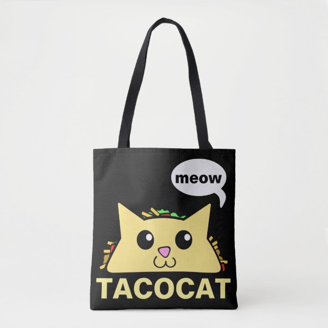 Tote Bag Taco Cat (Devant)