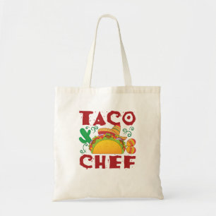 Tote Bag Taco Chef Taco Truck
