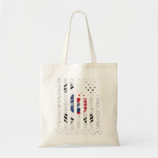 Tote Bag Taekwondo Corée Martial Arts Training Drapeau coré