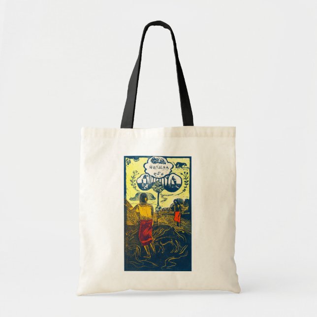 Tote Bag Tahitian Femmes et Chien, Gauguin (Devant)
