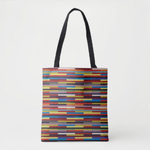 Tote Bag Tailles de couleur alternatives - Trait horizontal
