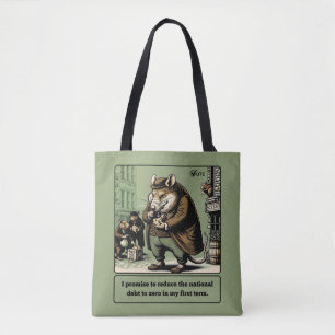Tote Bag Tails De Schéma : L'Homme Politique Du Rat Qui Con