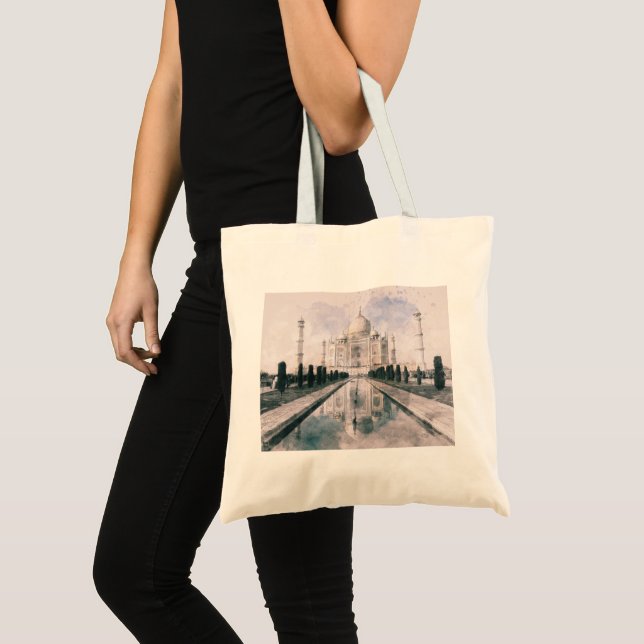 Tote Bag Taj Mahal, Inde (Devant (produit))