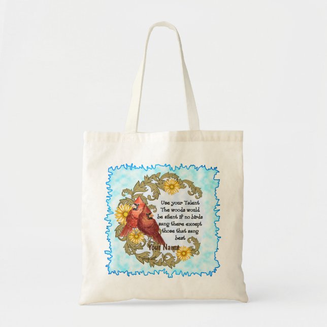 Tote Bag Talent des cardinaux chrétiens (Devant)