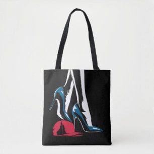 Tote Bag Talons de Kamala Harris écrasant le chapeau Maga