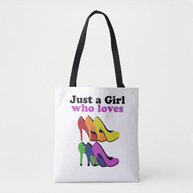 Tote Bag Talons hauts colorés (Devant)