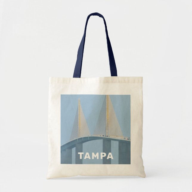 Tote Bag Tampa, Floride soleil pont photo (Devant)