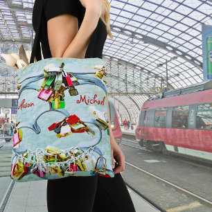 Tote Bag Tant d'amour ! L'amour serrure pour l'amour éterne