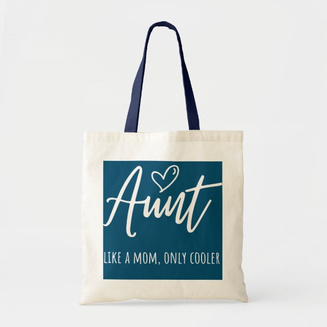 Tote Bag Tante Comme Une Mère Seulement Glacière Drôle Tant (Devant)
