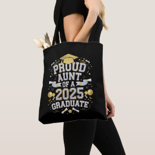 Tote Bag Tante fière d'un diplômé de 2025 Remise des diplôm