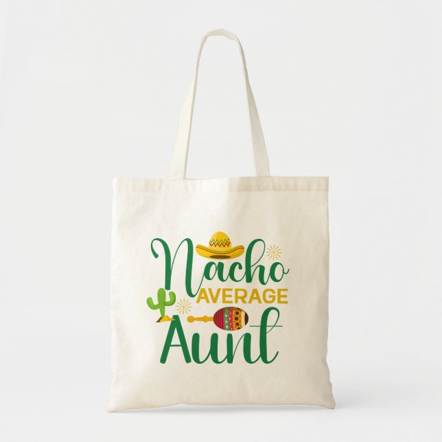 Tote Bag Tante moyenne Nacho (Devant)