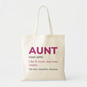 Tote Bag Tante Noun