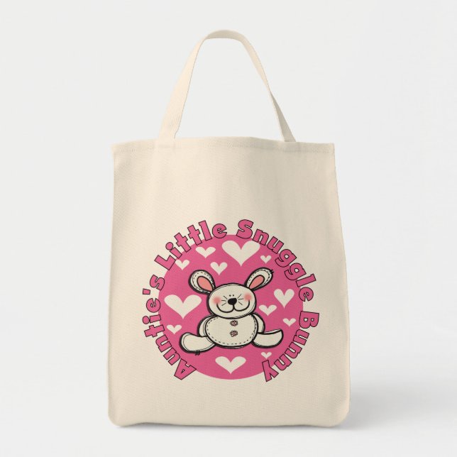 Tote Bag Tante Snuggle Bunny (Devant)