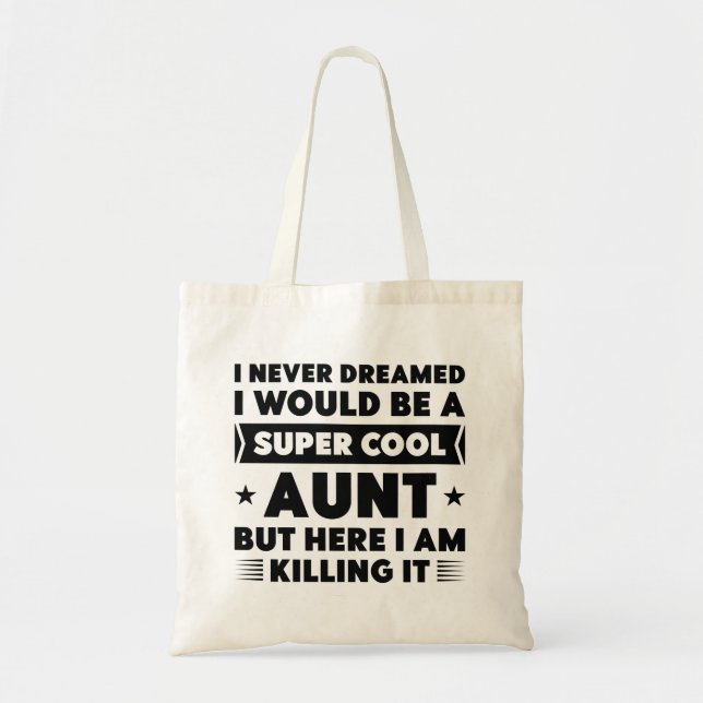 Tote Bag Tante super Cool (Devant)