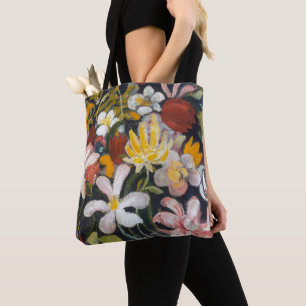 Tote Bag Tapis de fleurs   Auguste Macke  