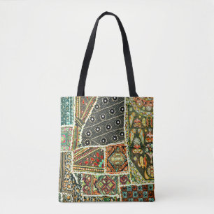Tote Bag Tapis indien patchwork en Rajasthan, Asie