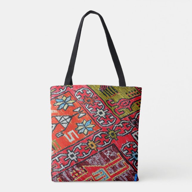 Tote Bag Tapis, motif persan oriental, turc (Dos)