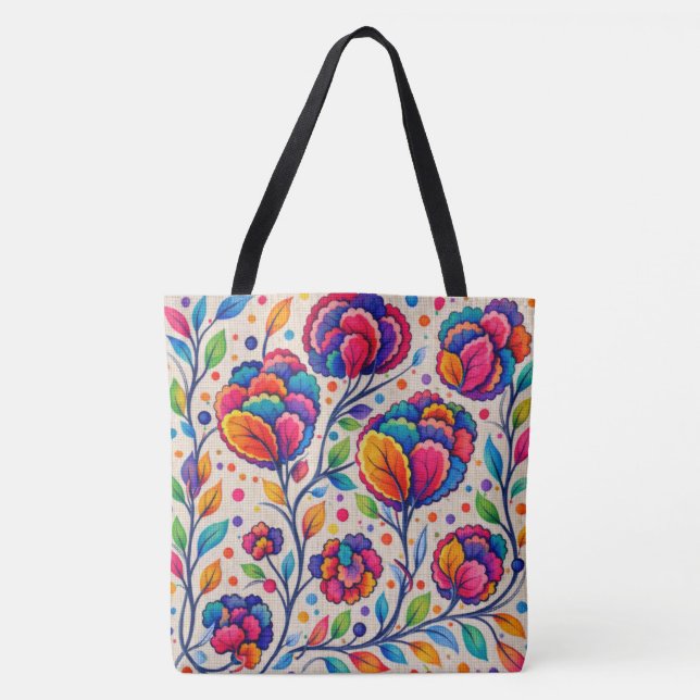 Tote Bag Tapisserie Bloomwave (Devant)
