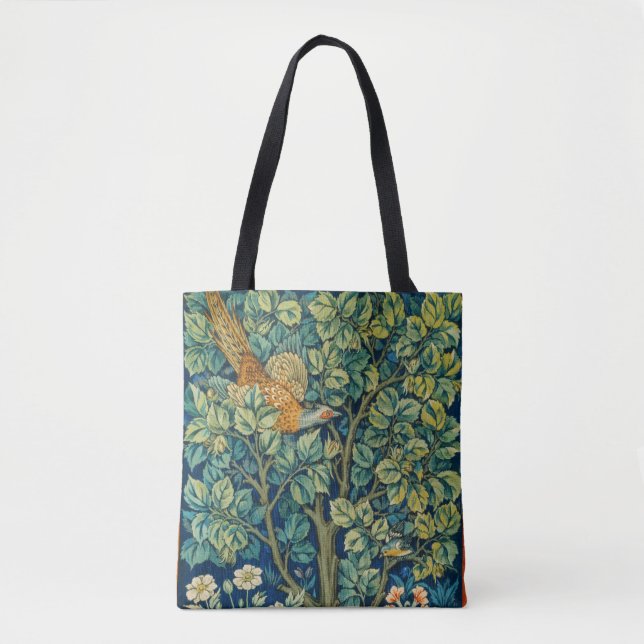 Tote Bag Tapisserie de faisan - William Morris (Devant)