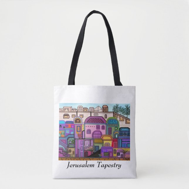 Tote Bag Tapisserie de Jérusalem (Devant)