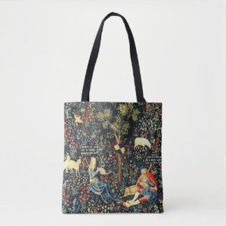 Tote Bag Tapisserie de la Renaissance médiévale Bergers et