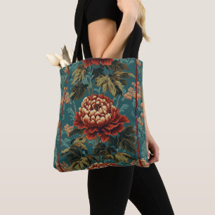 Tote Bag Tapisserie de Peony impériale
