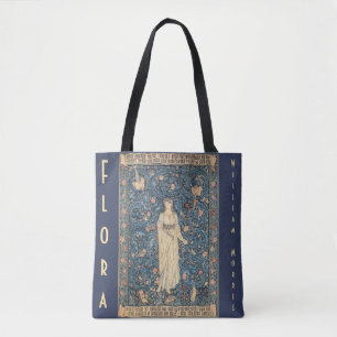 Tote Bag Tapisserie vintage de Flora par William Morris