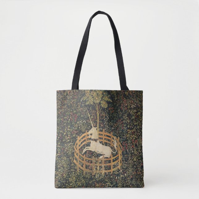 Tote Bag Tapisseries Unicorne Tapisserie classique (Devant)
