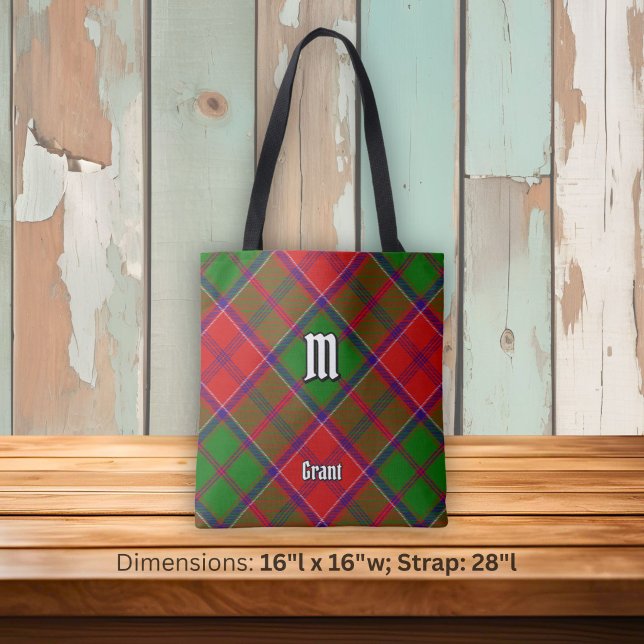Tote Bag Tartan Clan Grant (Créateur téléchargé)