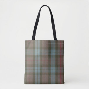 Tote Bag Tartan de chasse de Fraser de clan patiné