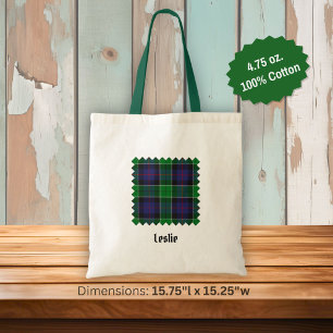 Tote Bag Tartan de chasse du clan Leslie