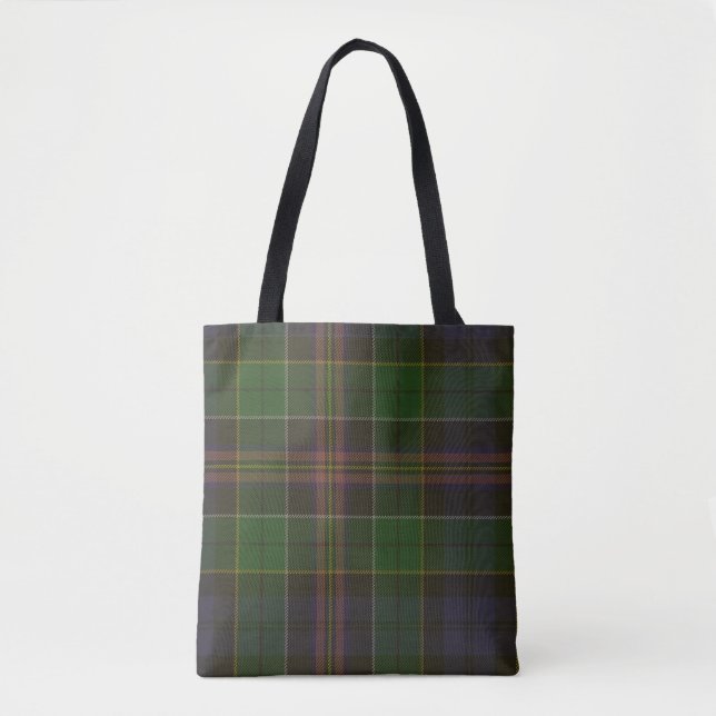 Tote Bag Tartan de clan d'Allison (Devant)