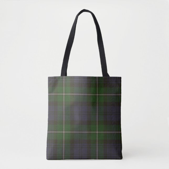 Tote Bag Tartan de clan de Forbes (Devant)