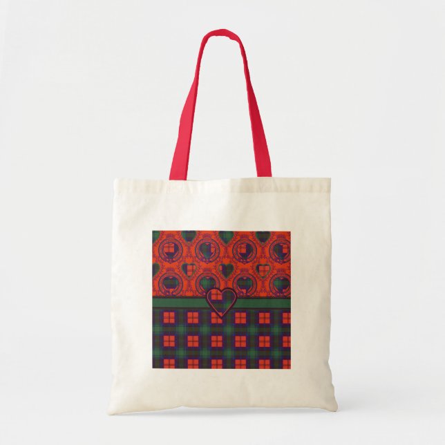Tote Bag Tartan d'écossais de Lindsay (Devant)