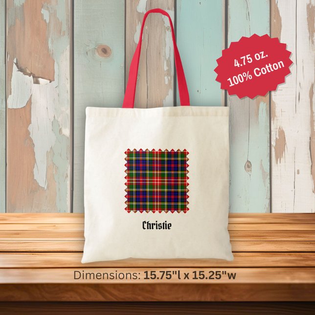 Tote Bag Tartan du clan Christie (Créateur téléchargé)