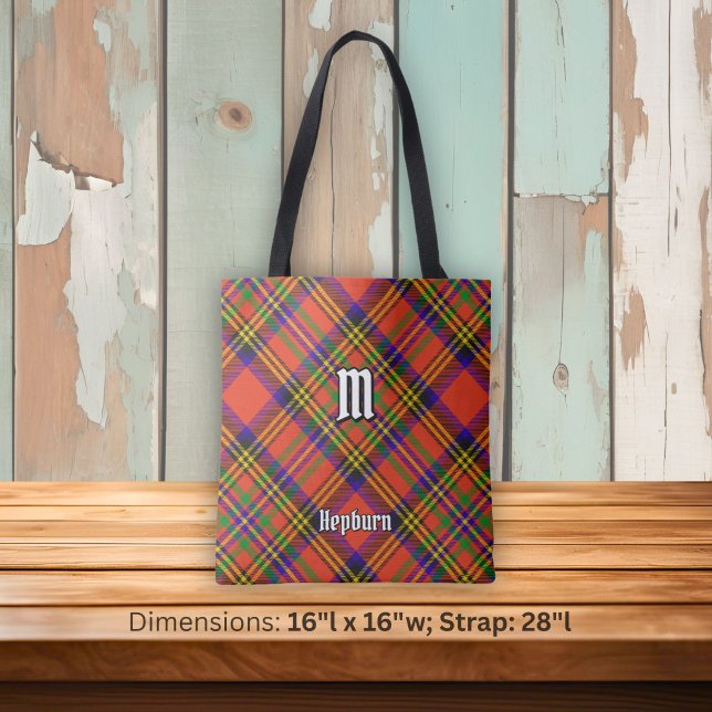Tote Bag Tartan du clan Hepburn (Créateur téléchargé)