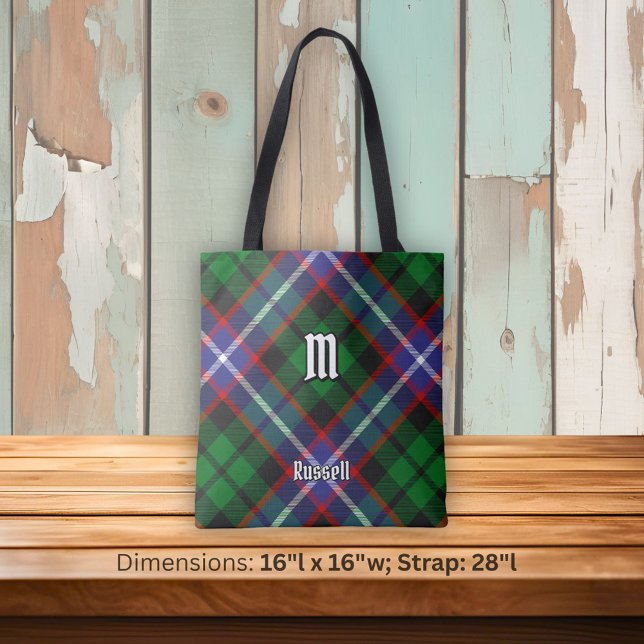 Tote Bag Tartan du clan Russell (Créateur téléchargé)