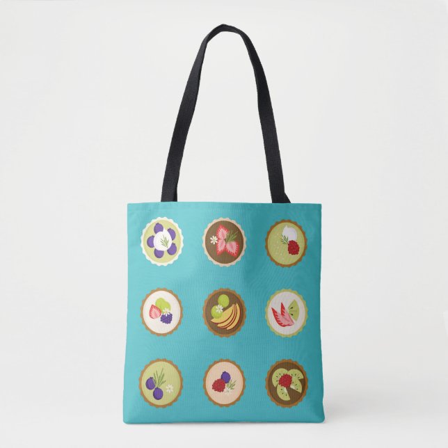 Tote Bag Tartes aux fruits (Devant)