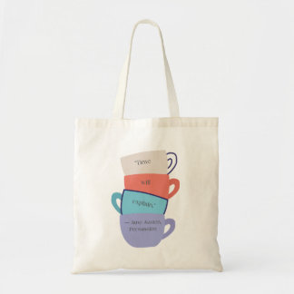 Tote Bag Tasses Jane Austen