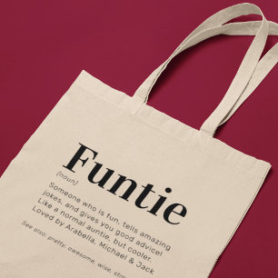 Tote Bag Tatie Funtie Drôle Amusante