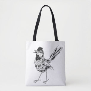Tote Bag Tatouage 2 2 d'oiseau
