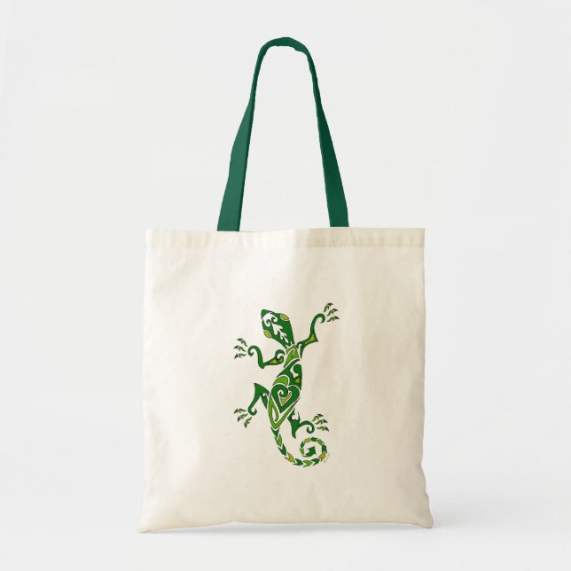 Tote Bag Tatouage de lézard (Devant)