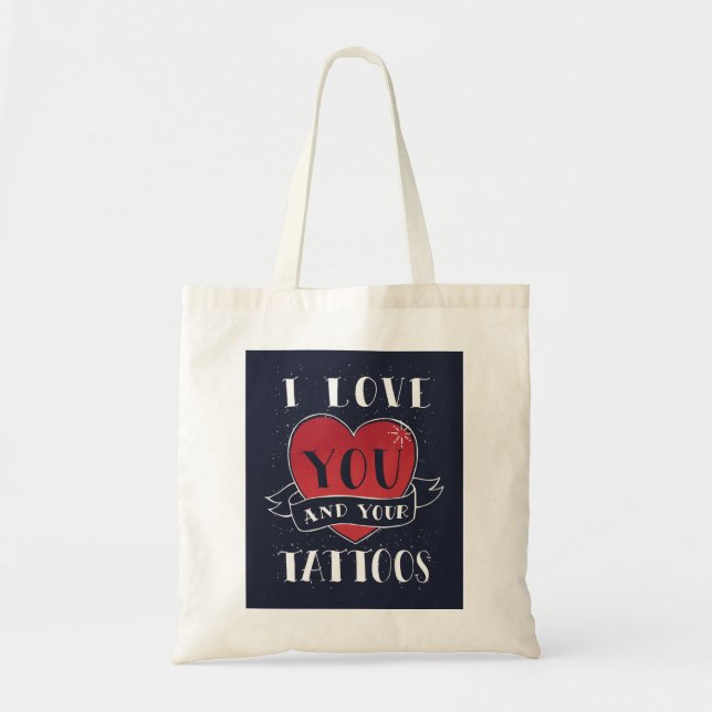 Tote Bag Tatouage Valentines (Devant)