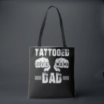 Tote Bag Tattooed Dad Love Mama<br><div class="desc">Tattooed Dad Love Mama. Tattoo Fathers Day.</div>